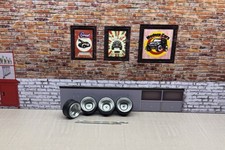 1:64 Chrome Deep Dish Rims For