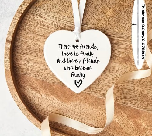 Acrylic heart sign - sign,, friends