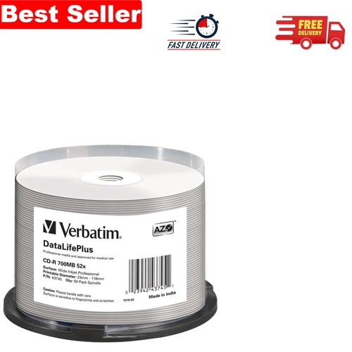 Inkjet printable 50 pack - inkjet, cd-r