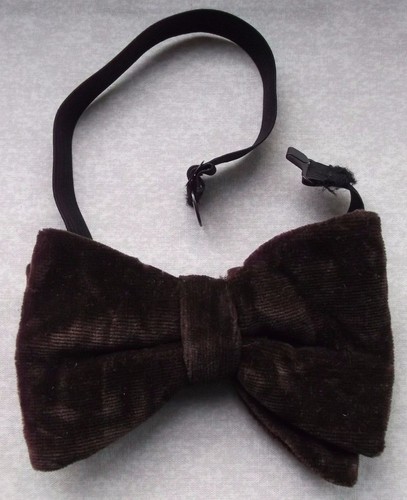 Bow tie vintage velvet mens - tie,