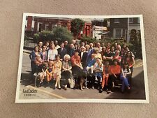 EASTENDERS- RARE GROUP CAST CARD- PRINTED SIGNATURES ON THE REVERSE