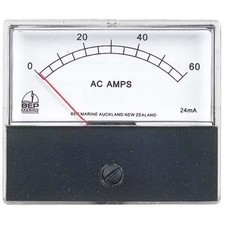 BEP Analog AC Ammeter 0-60A