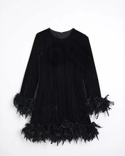 River Island Velvet Feather