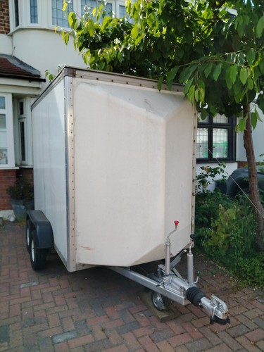Large box trailer twin wheel - trailer,