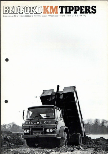 Bedford tippers 1970 - bedford, 1970-1971