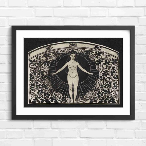 Art nouveau goddess - art,