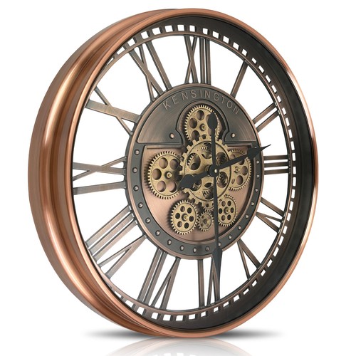 Real moving gears wall - real,