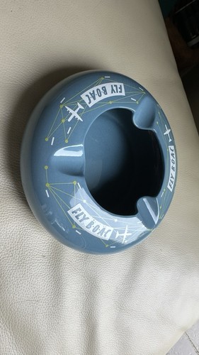 Fly boac ashtray - “fly, boac”