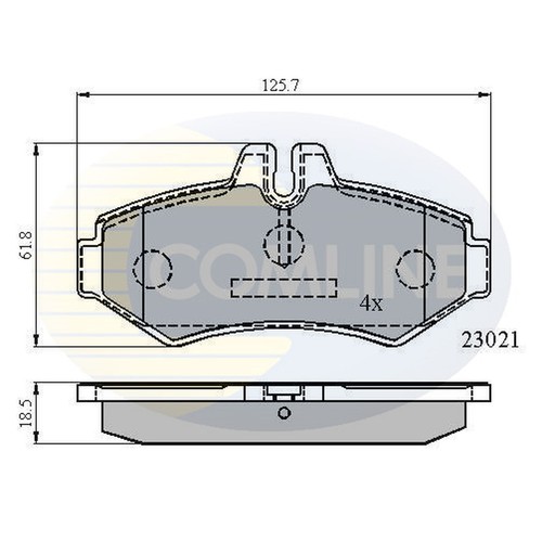 Brake pads set for - pads,