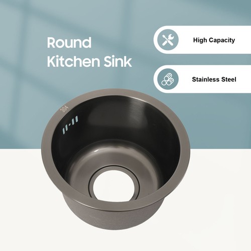 Round kitchen sink small - round,