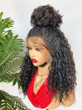 braided lace front wig