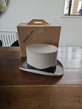 Vintage Mens Grey Top Hat by