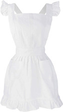 Retro Adjustable Ruffle Apron