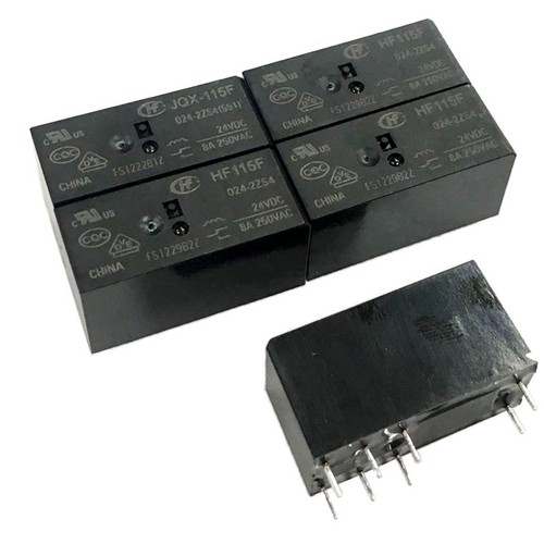 Pcs hf115f 024 2zs4 dc24v - pcs, 8a