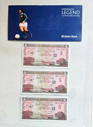 Ulster bank george best - £5,