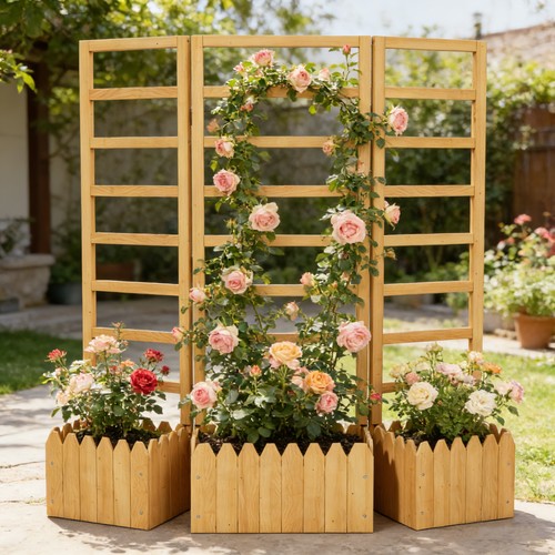 Outdoor foldable planter box - planter,