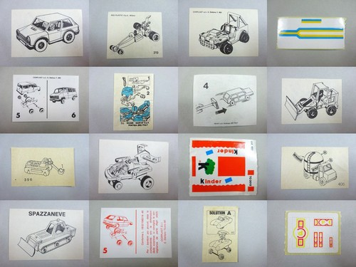 Cars various leaflets bpz - cars:,