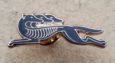 Greyhound metal enamel pin - enamel,