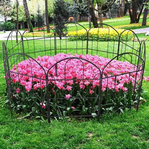 10pcs metal garden fencing - 10pcs,