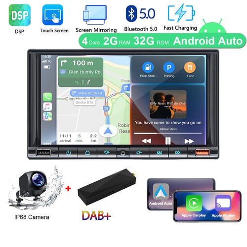 Double 2din car stereo - 7",