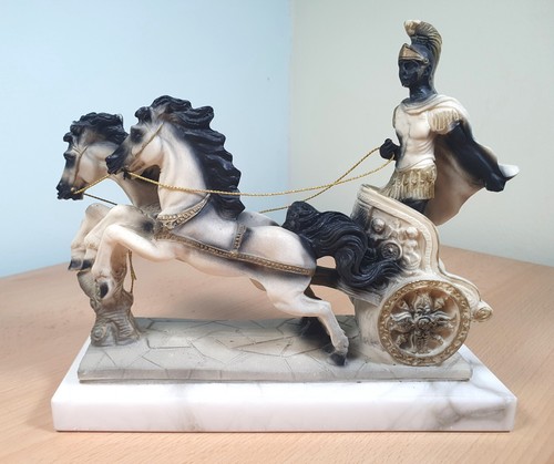 Roman chariot horses - chariot,