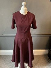 Zara Womans Dress Burgundy