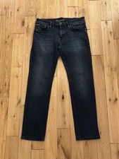 Tommy Hilfiger Slim Scanton Jeans Mens W32 L30 Blue Slim Fit Stretch Zip