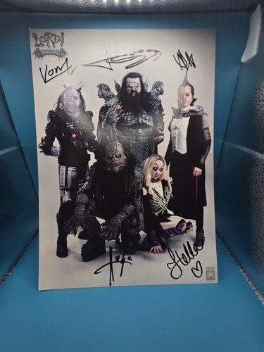 Lordi band signed - lordi,