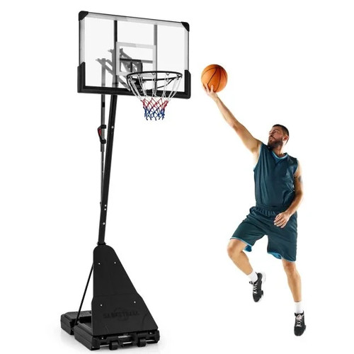 Basketball hoop system - system, with