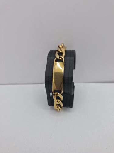 Gold tone curb chain - chain, bracelet