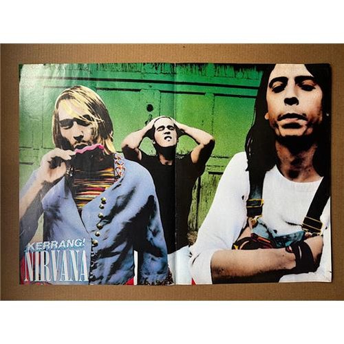 Nirvana kerrang pin - pin-up, (b)