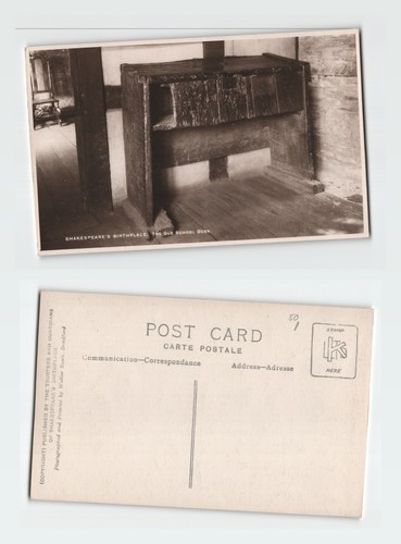 Vintage postcard shakespeare - postcard, shakespeare's