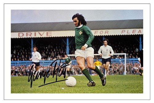 George best signed - george,