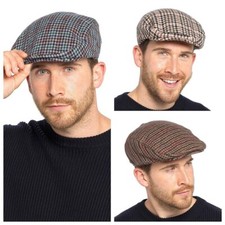 New Men's Wool Blend Checked