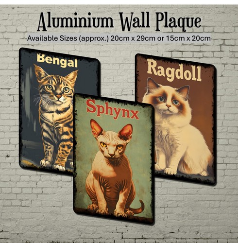 Aluminium metal sign vintage - metal,