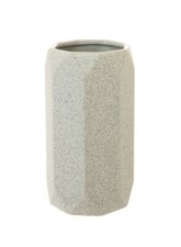 25cm Stone Grey Vase 