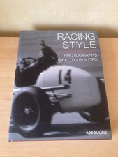 RARE Racing Style Goodwood Revival Photographs Hardback SIGNED by Koto Bolofo
