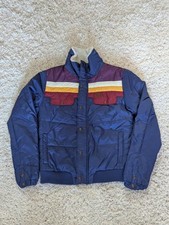 Heritage UCLA Black Coat Jacket Shell Puffer Zip Up Medium University California