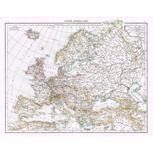 Europe antique map - (general),