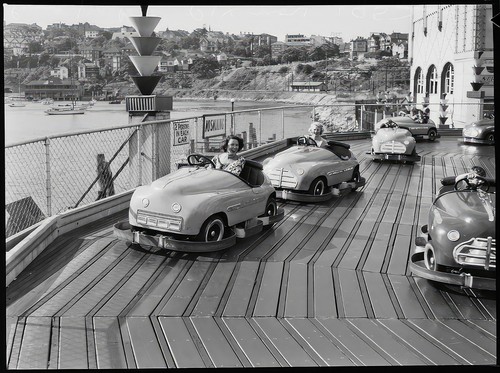 Dodgem cars luna park - dodgem, cars,