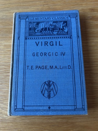 Virgil georgic edited t - iv, by