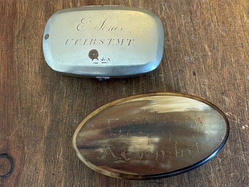 Rare antique snuff - snuff, box