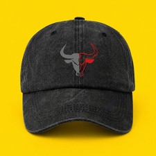 Stylish Washed Black Baseball