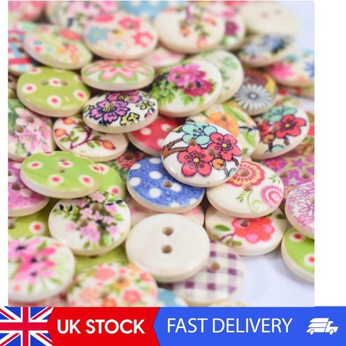 100pc assorted 15mm patterned - 100pc,