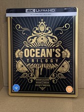 Ocean's Trilogy Steelbook 4K & Bluray 6 Disc Set