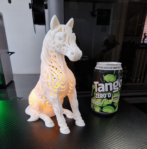 White horse figurine - horse,
