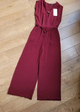 Zara Burgundy Wide Leg