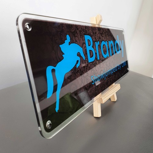 Black and blue personalised