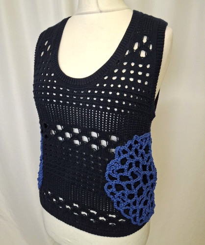 Zara crochet knit vest - zara,