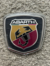 Genuine  Fiat 500 Abarth Chrome Tailgate Boot Badge